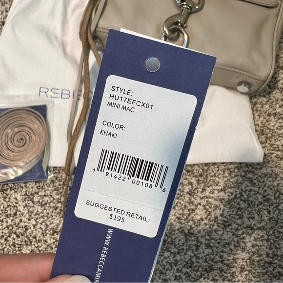 Rebecca Minkoff Mini M.A.C Leather
Crossbody Bag - Khaki - Picture 6 of 6